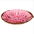 Alfombra Olfativa con Cuenco de Comida Lenta – Rosa