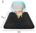 Alfombrilla Atrapa Arena para el Arenero del Gato – Negro / S