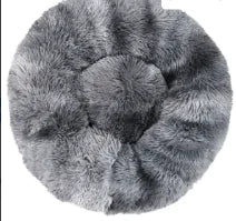 Cama Donut de Pelo Suave para Acurrucarse – Degradado gris (nuevo) / M (nuevo)