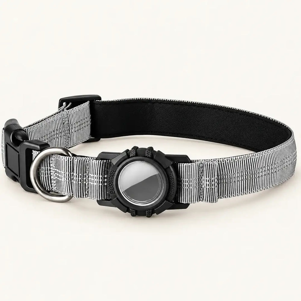 Collar Reflectante con Funda para AirTag