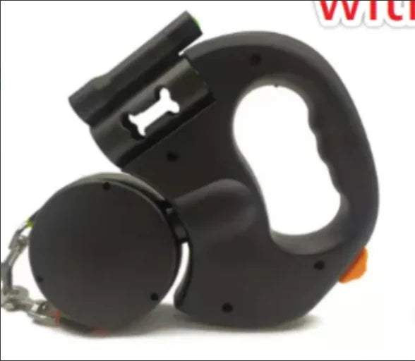 Correa Extensible 3 m con Linterna LED – Negro (modelo B) / Estándar