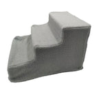 Escalera de 3 Peldaños para Subir al Sofá o la Cama – Gris claro