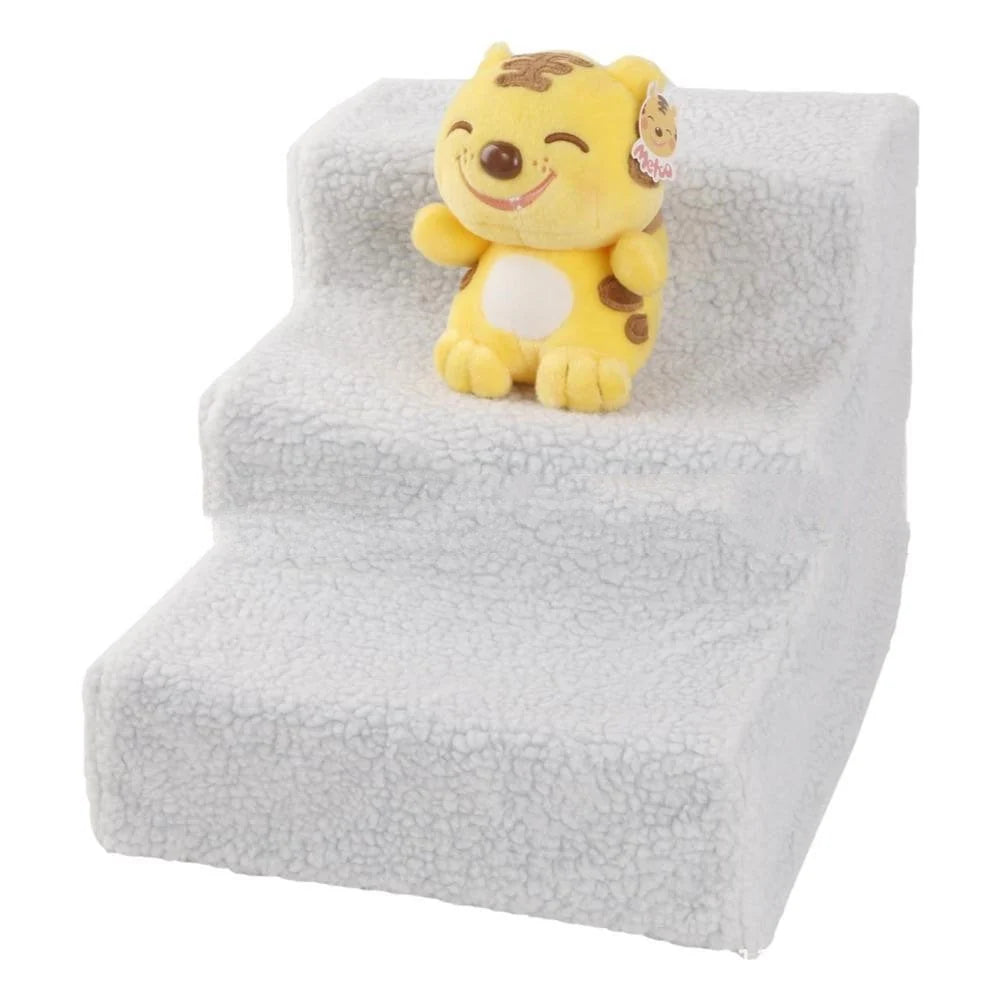 Escalera de 3 Peldaños para Subir al Sofá o la Cama – Gris